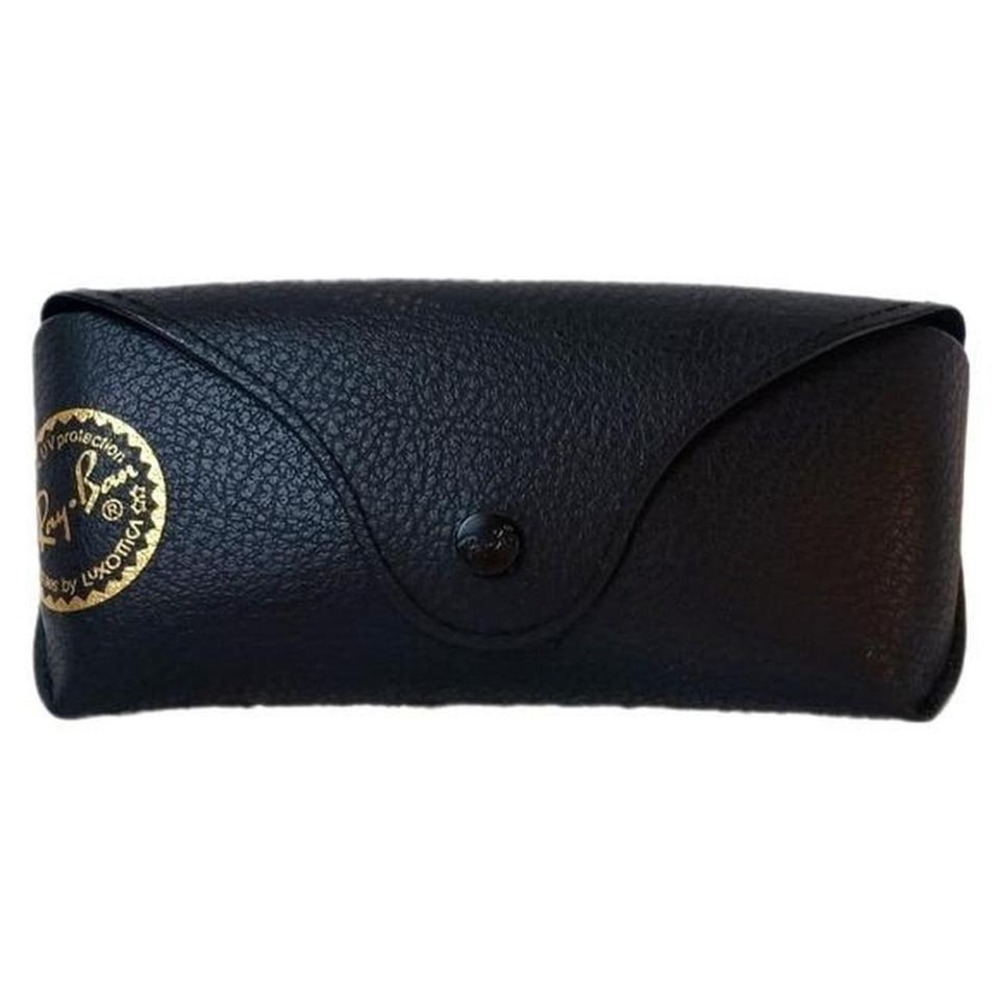 Ray Ban Leather Like Aviator‎ Sunglass Case Black Gold Logo SKUJ081